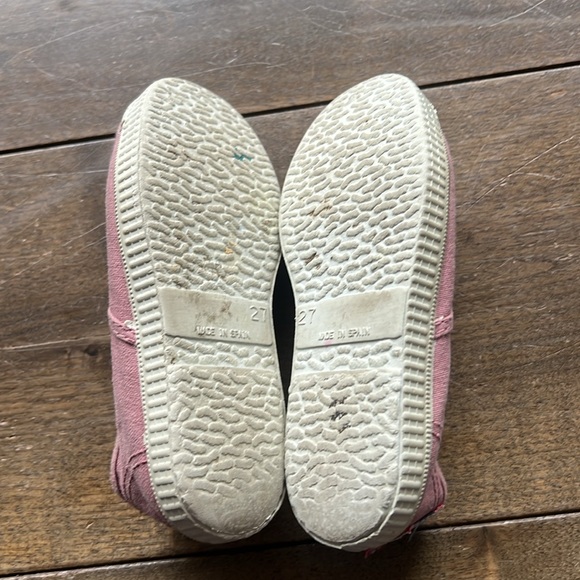 Girls Pink Cienta Slip On Shoes - Picture 4 of 4